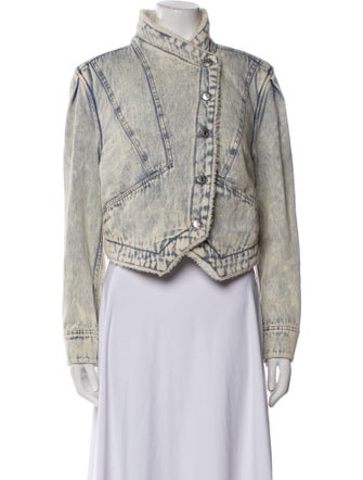 Veronica Beard Tweed Pattern Denim Jacket