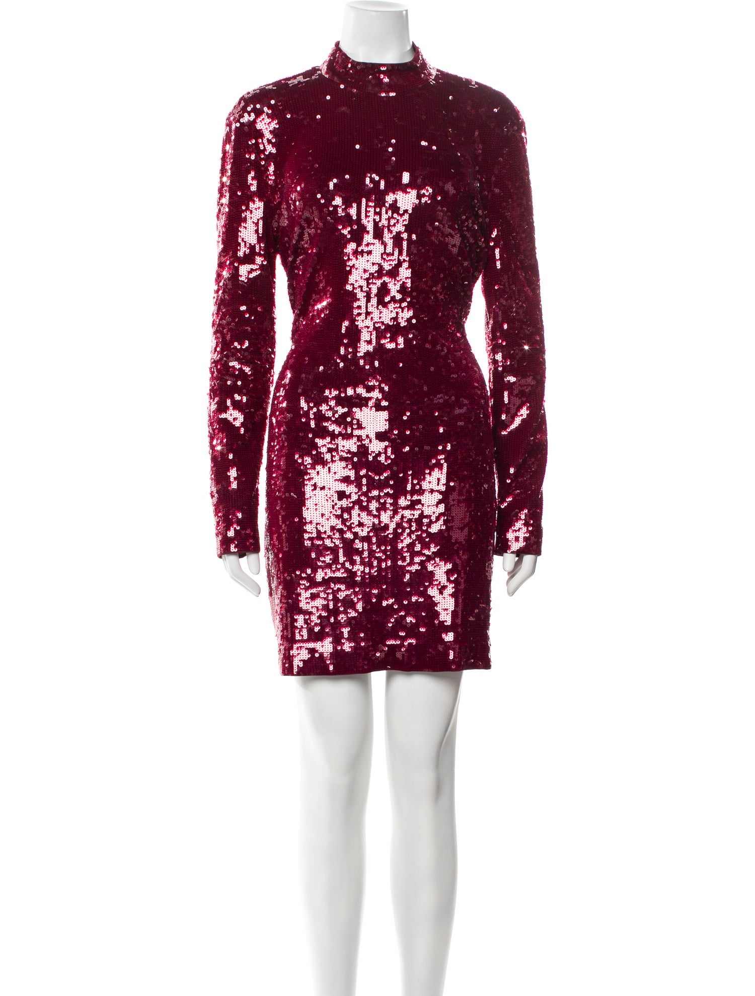 Veronica Beard Mock Neck Mini Dress