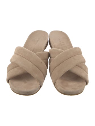 Veronica Beard Suede Slides