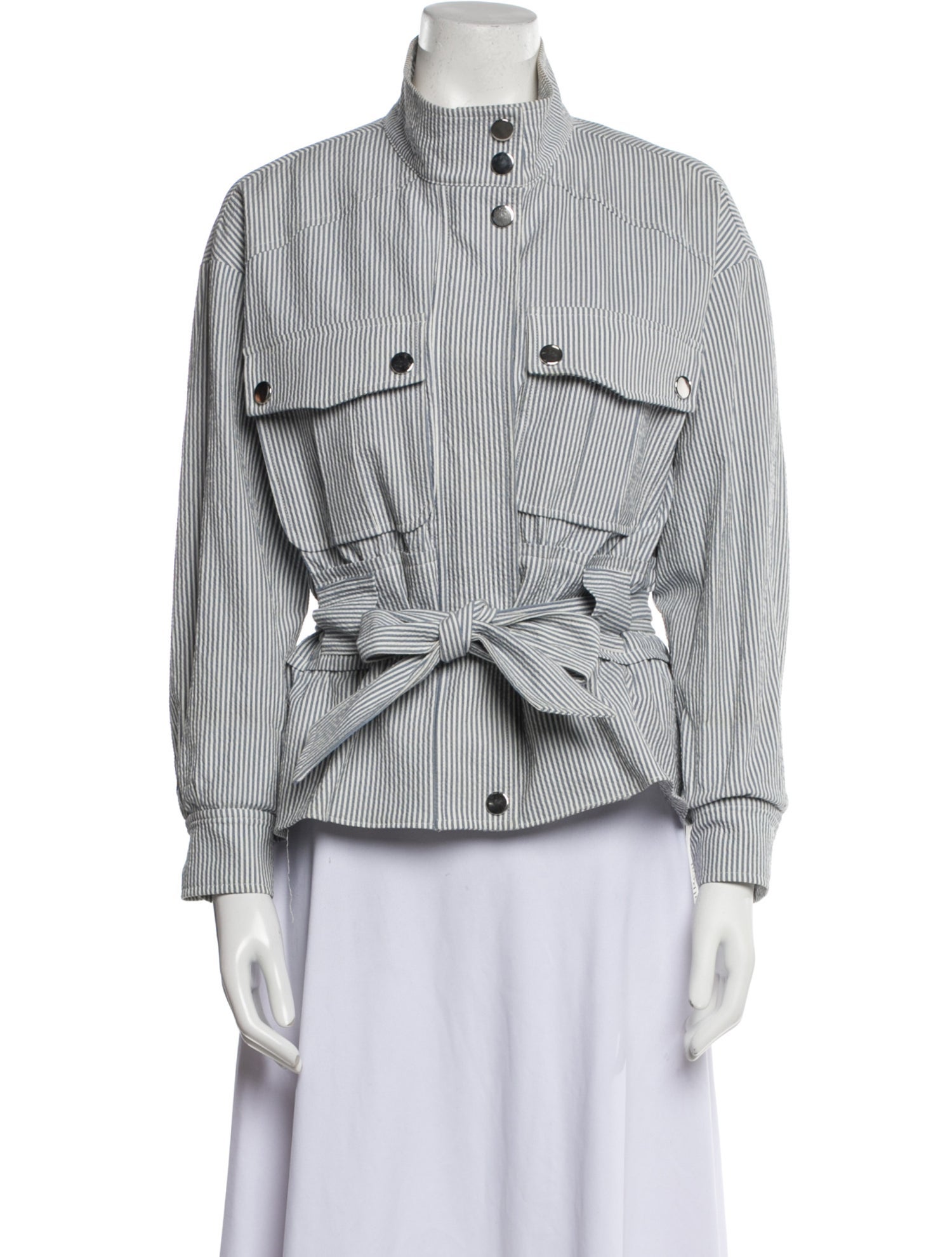 Veronica Beard Printed Denim Jacket