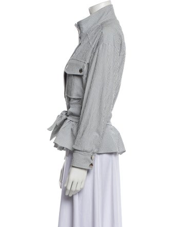 Veronica Beard Printed Denim Jacket