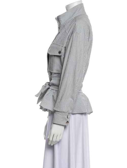 Veronica Beard Printed Denim Jacket