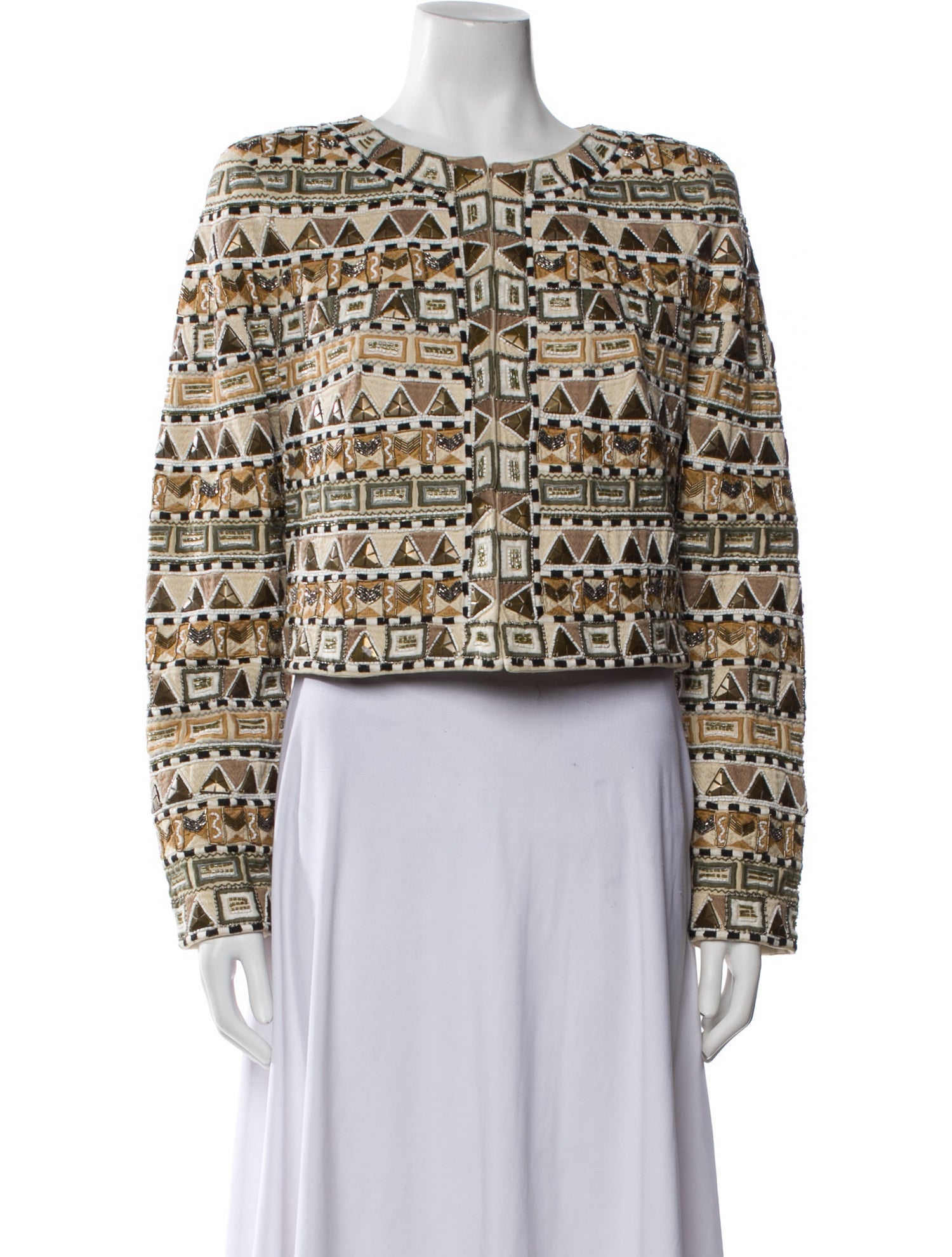 Veronica Beard Printed Evening Jacket