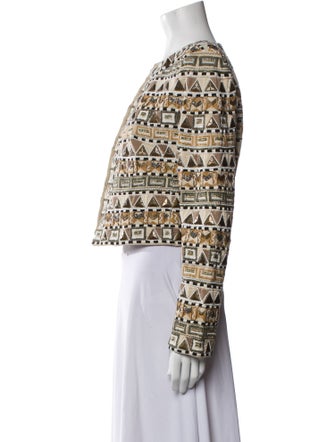 Veronica Beard Printed Evening Jacket