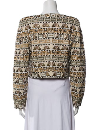 Veronica Beard Printed Evening Jacket