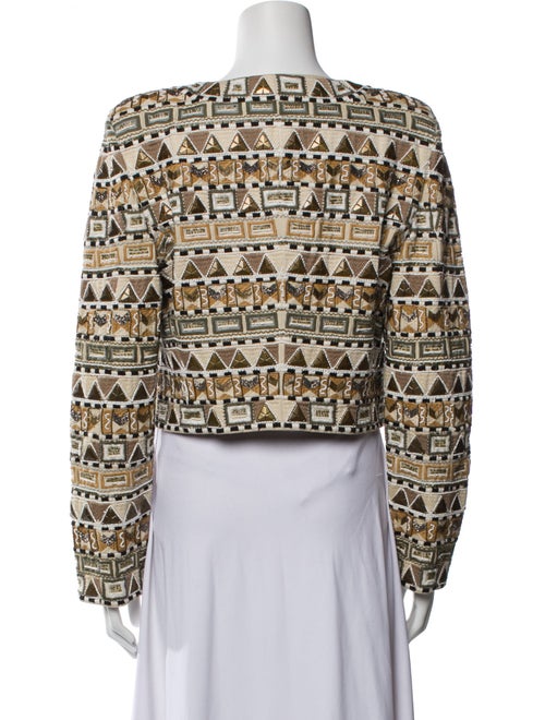 Veronica Beard Printed Evening Jacket