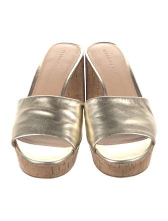 Veronica Beard Leather Slides