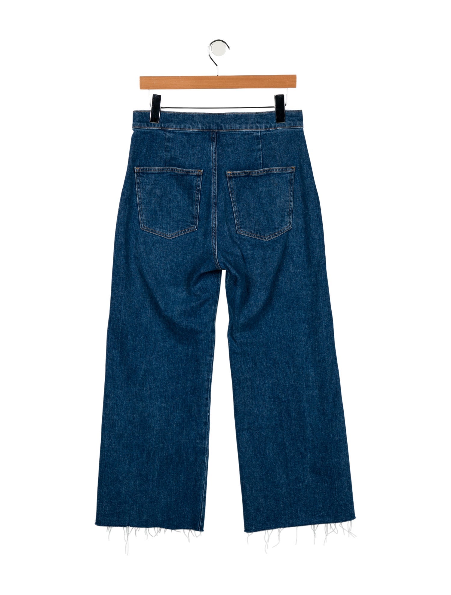 Veronica Beard High-Rise Wide Leg Jeans