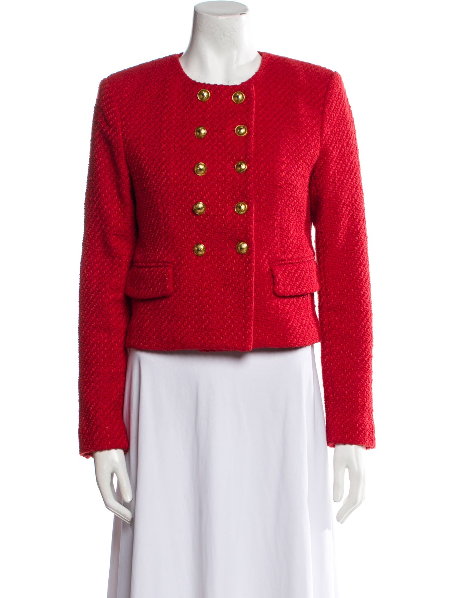 Veronica Beard Tweed Pattern Evening Jacket