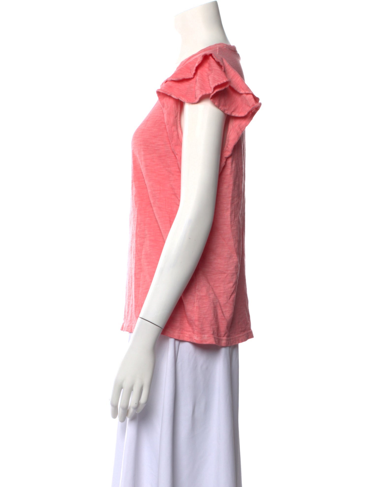 Veronica Beard Crew Neck Short Sleeve Top