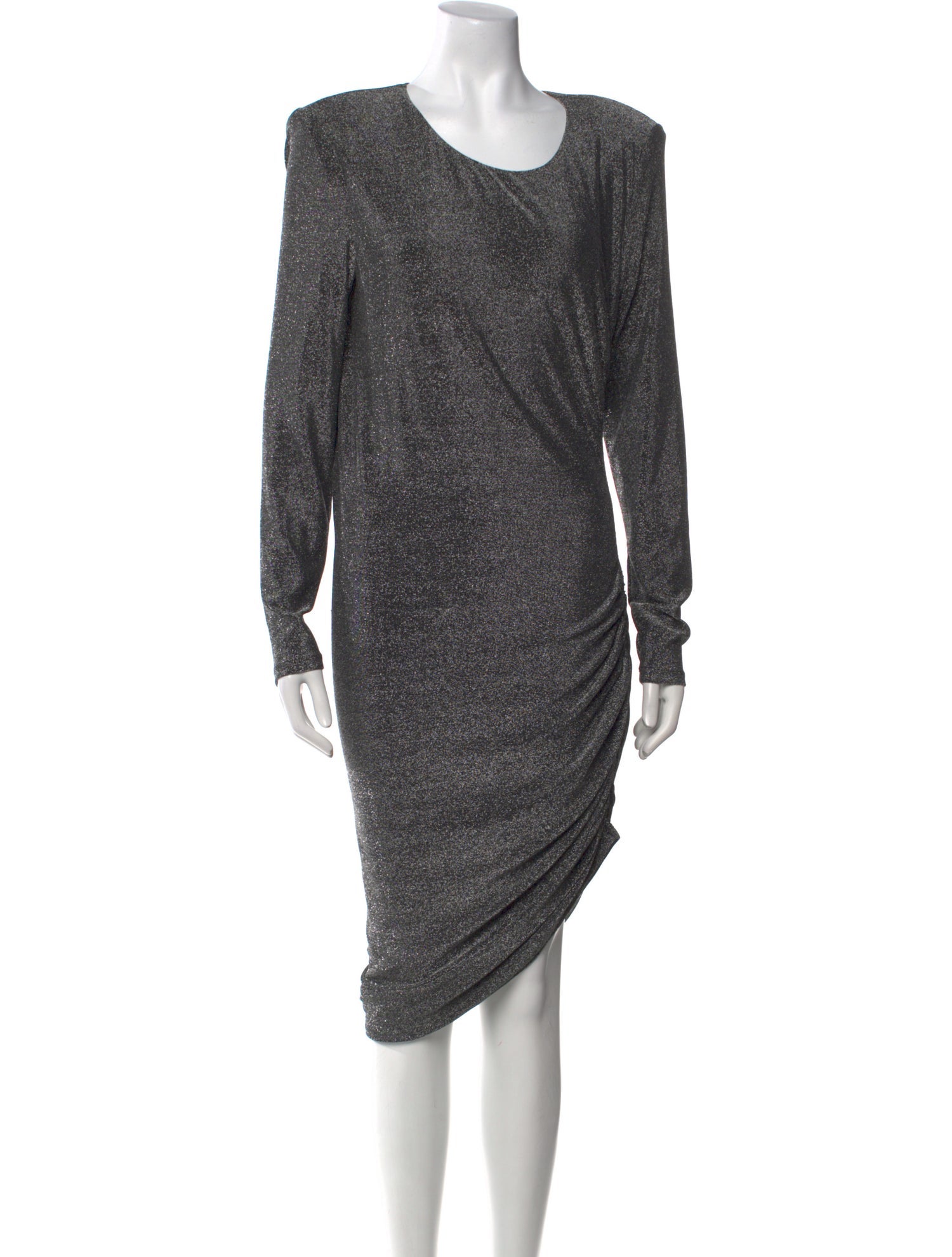 Veronica Beard Scoop Neck Midi Length Dress