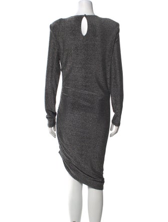 Veronica Beard Scoop Neck Midi Length Dress