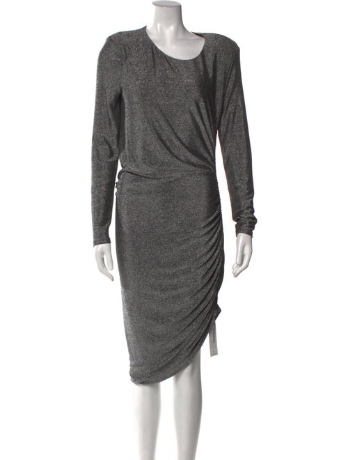 Veronica Beard Scoop Neck Midi Length Dress