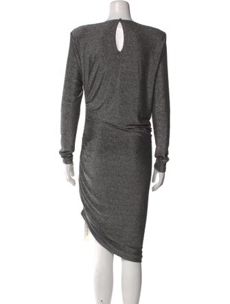 Veronica Beard Scoop Neck Midi Length Dress