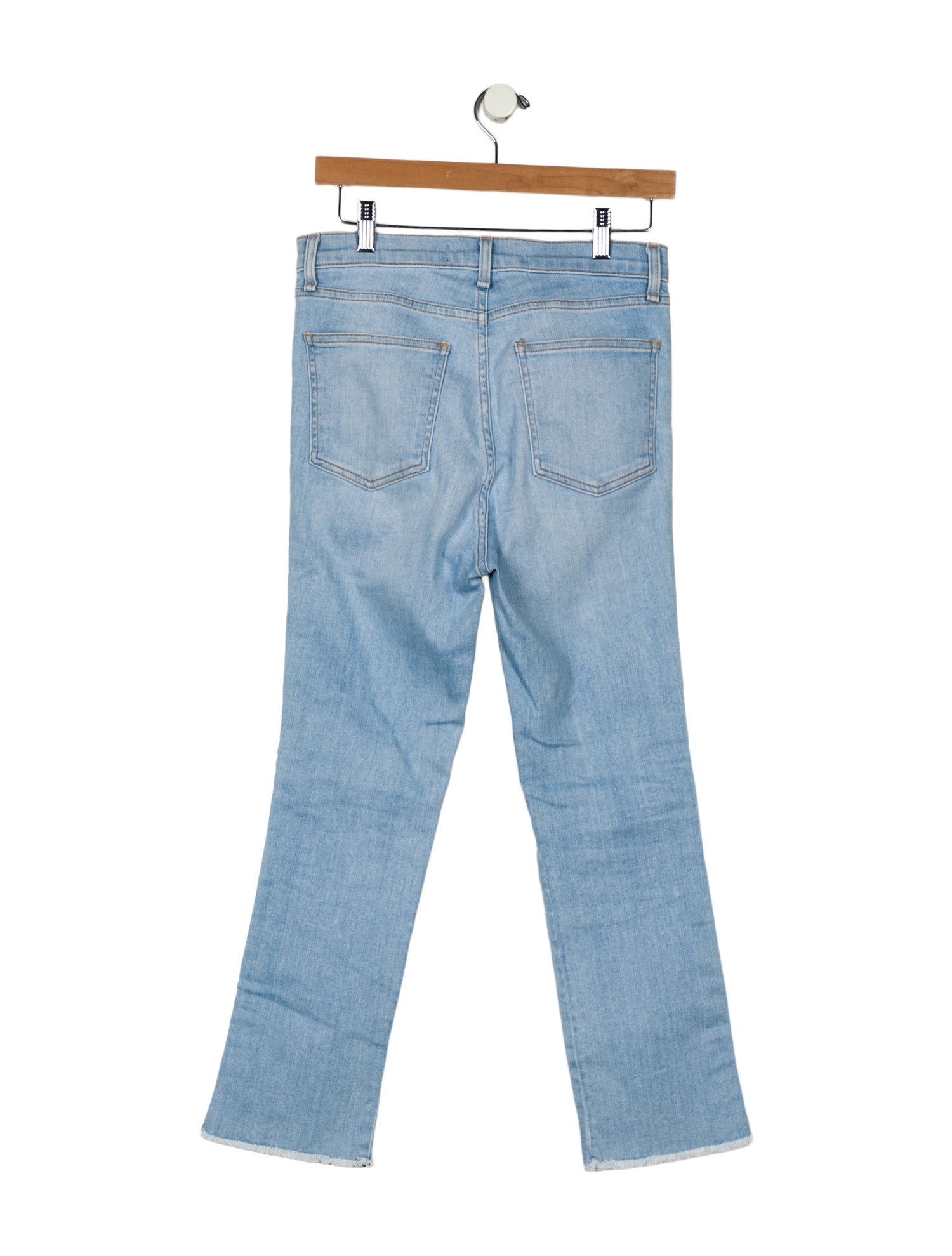 Veronica Beard High-Rise Straight Leg Jeans
