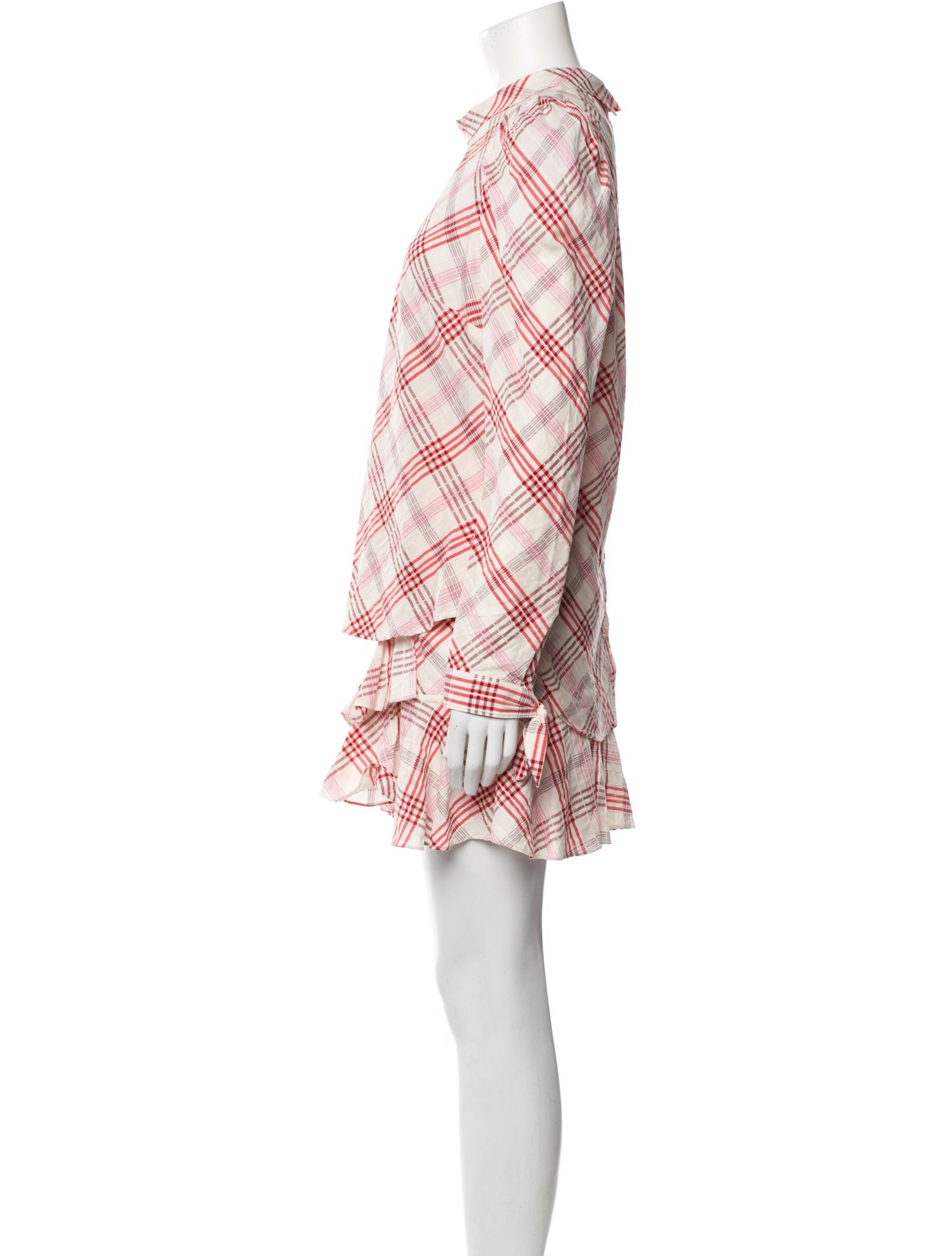 Veronica Beard Plaid Print Skirt Set