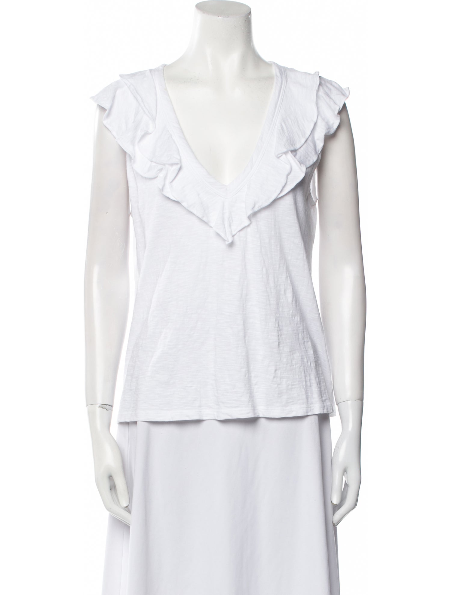 Veronica Beard V-Neck Sleeveless Top