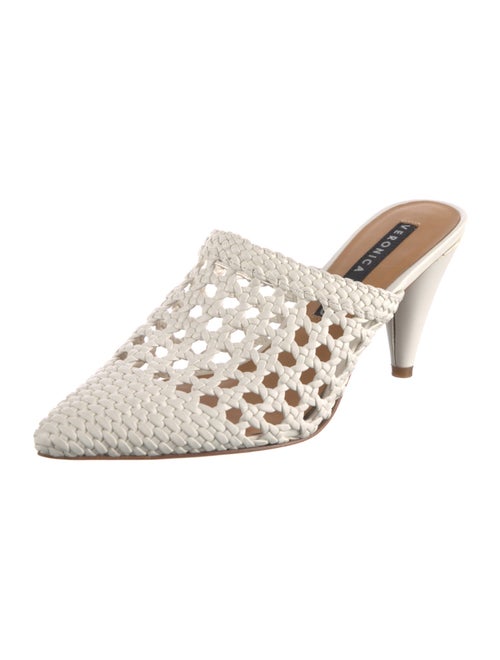 Veronica Beard Leather Mules