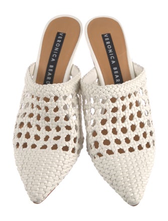 Veronica Beard Leather Mules