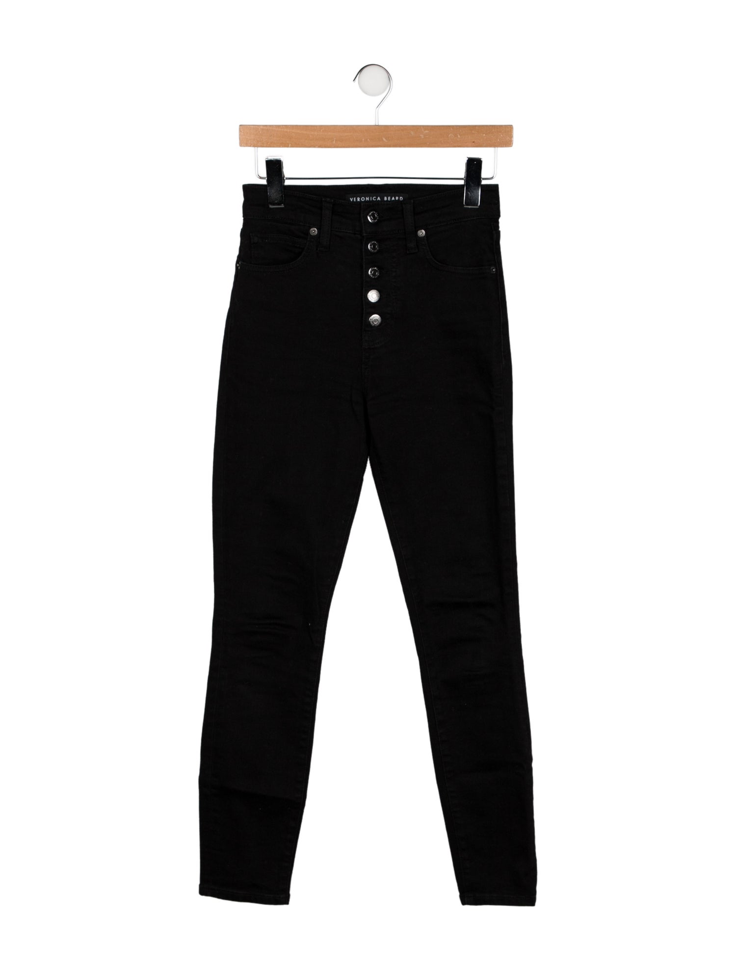 Veronica Beard High-Rise Skinny Leg Jeans