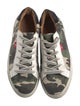 Veronica Beard Canvas Camouflage Print Sneakers
