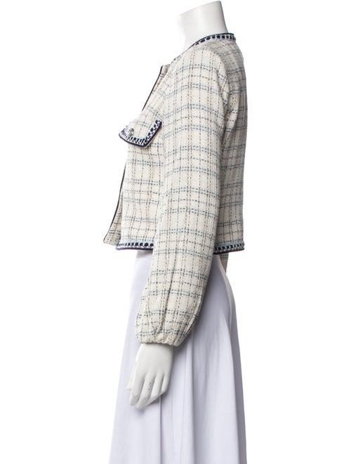 Veronica Beard Tweed Pattern Evening Jacket