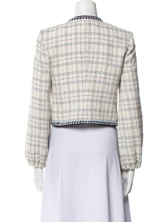 Veronica Beard Tweed Pattern Evening Jacket