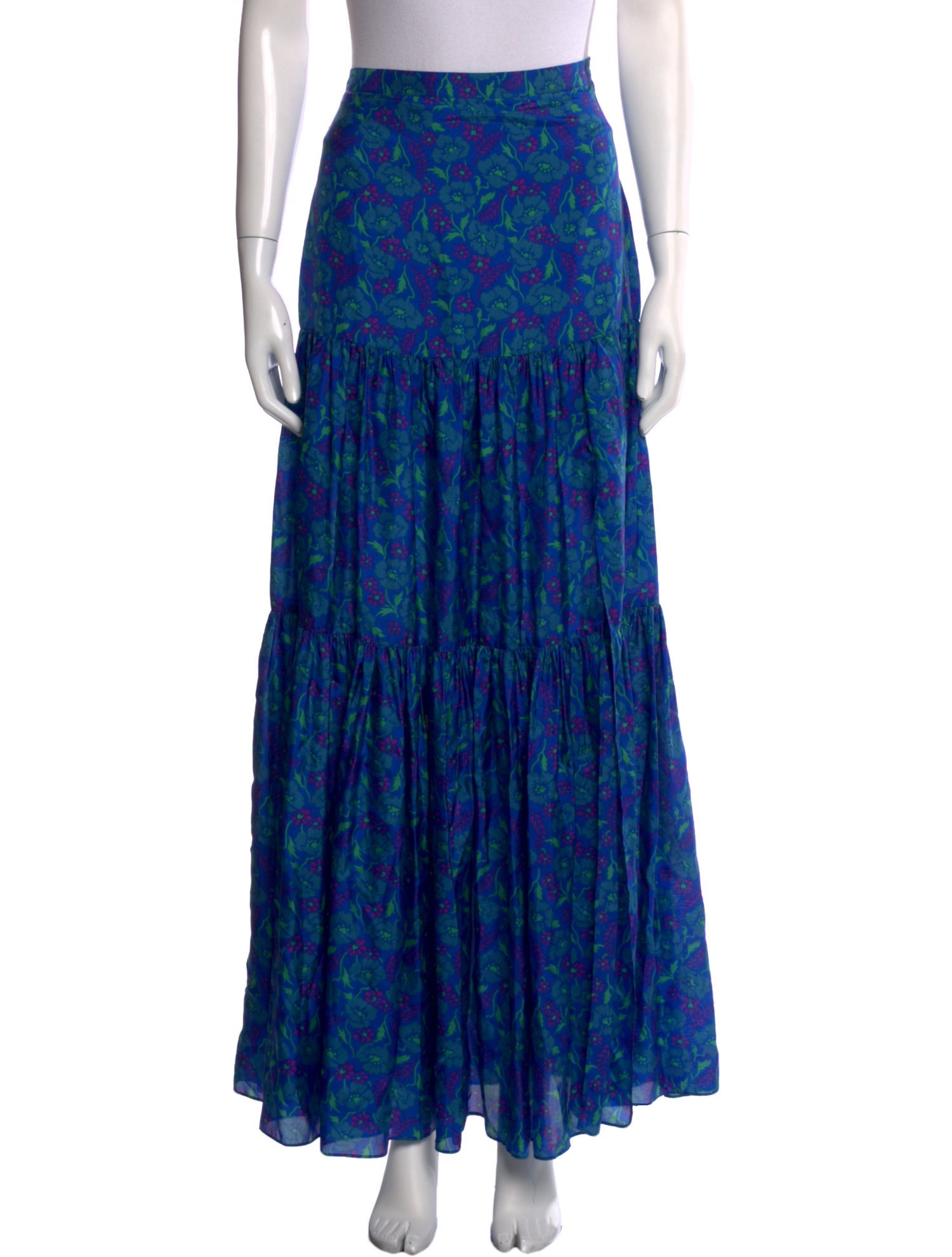 Veronica Beard Silk Long Skirt