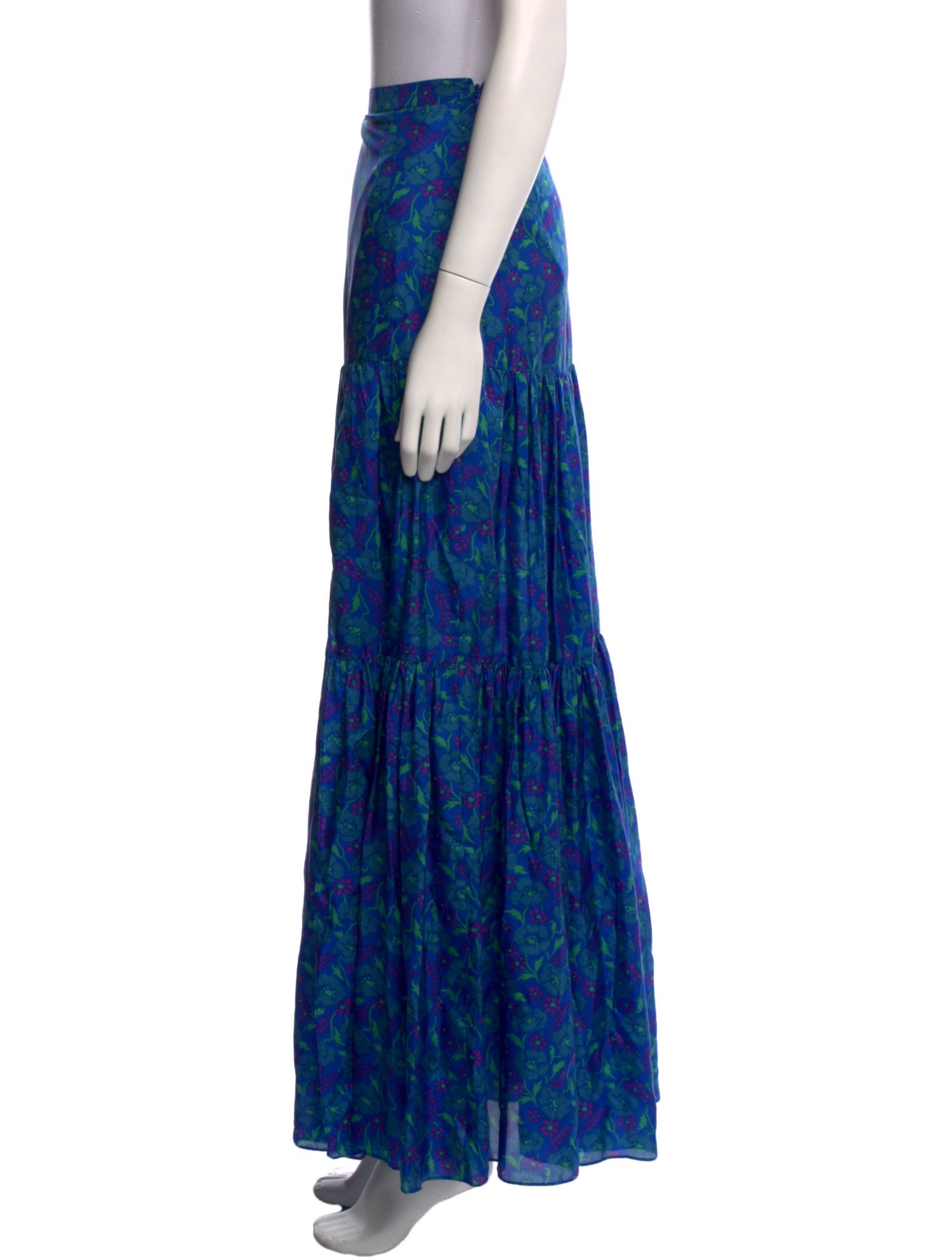 Veronica Beard Silk Long Skirt