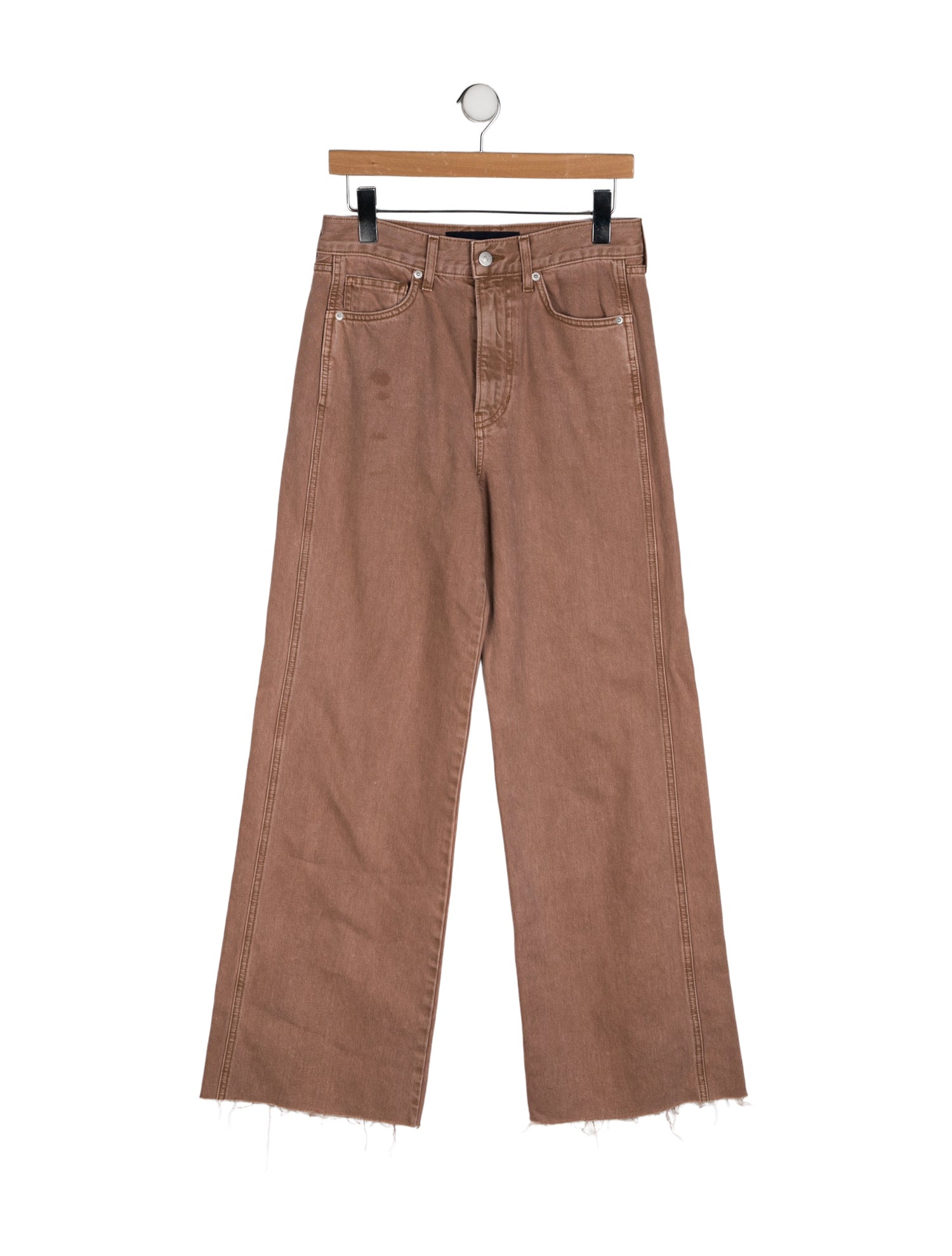 Veronica Beard High-Rise Wide Leg Jeans