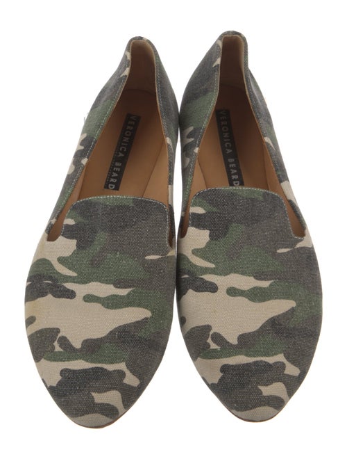 Veronica Beard Canvas Printed Loafers