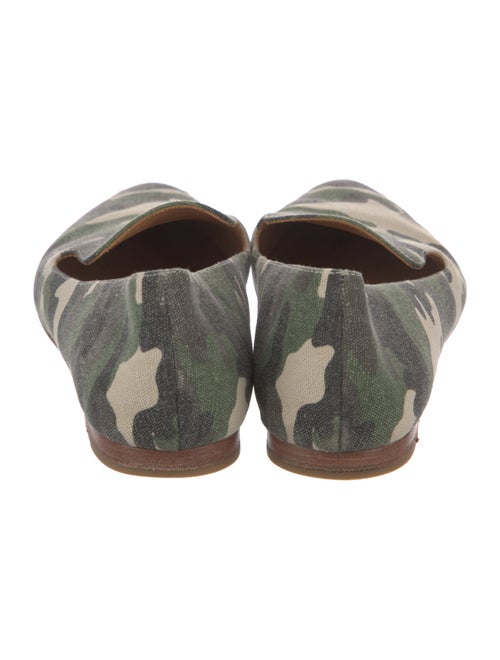 Veronica Beard Canvas Printed Loafers