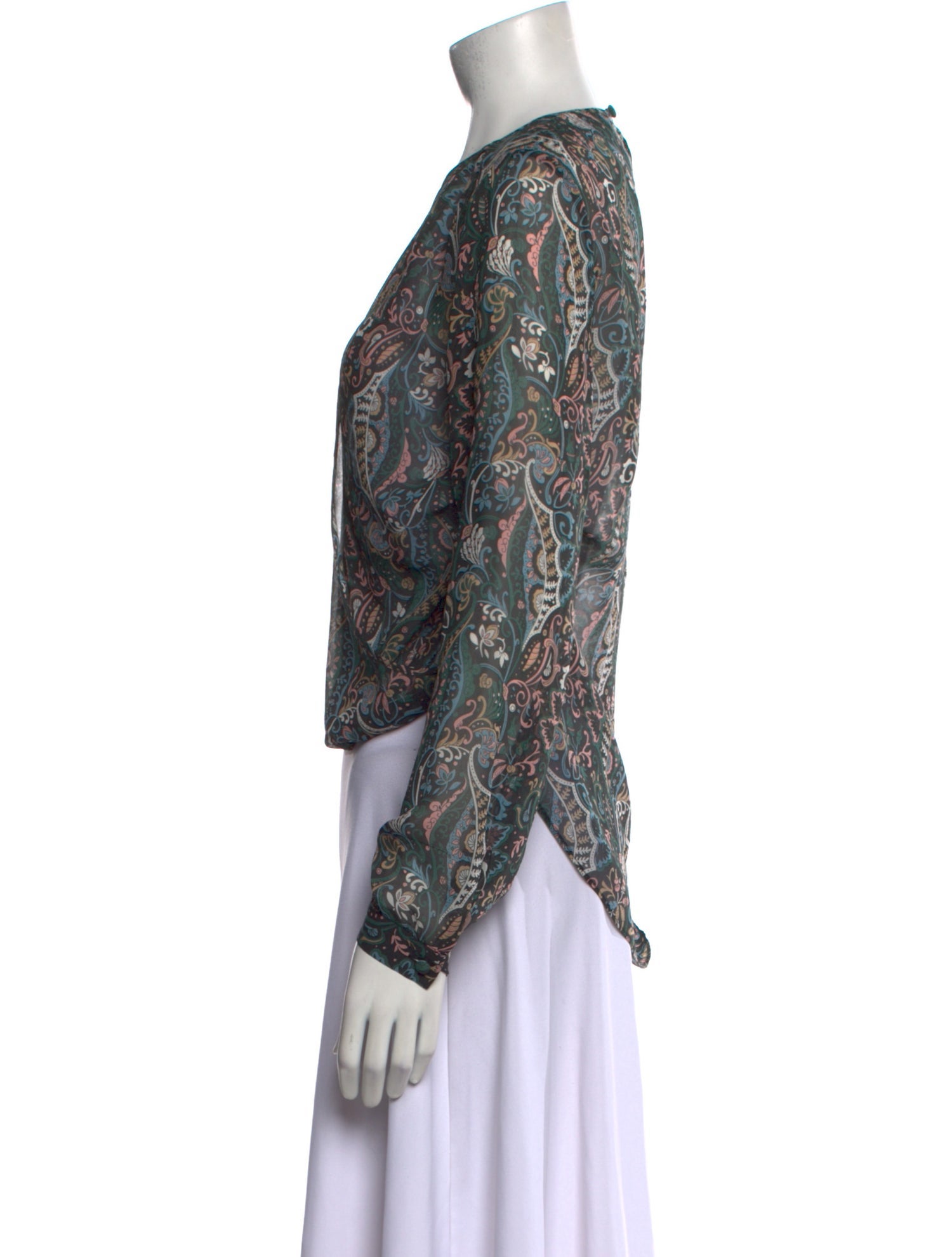 Veronica Beard Silk Printed Blouse w/ Tags