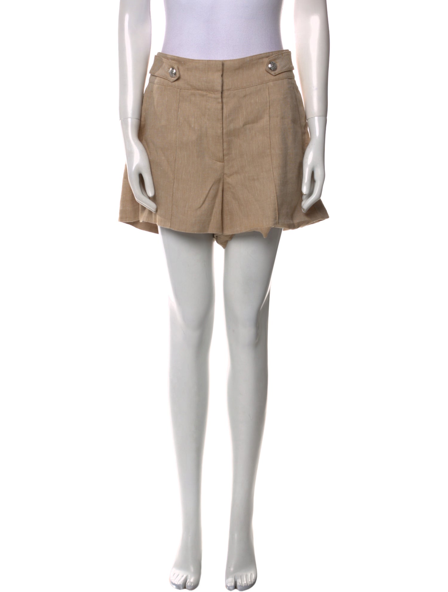 Veronica Beard Linen Mini Shorts