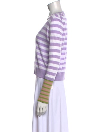 Veronica Beard Linen Striped Sweater