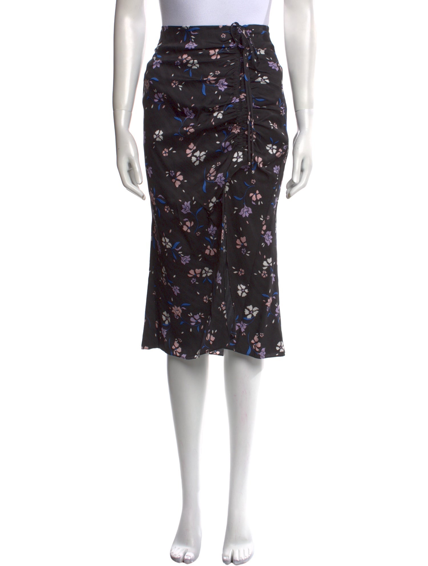 Veronica Beard Silk Midi Length Skirt