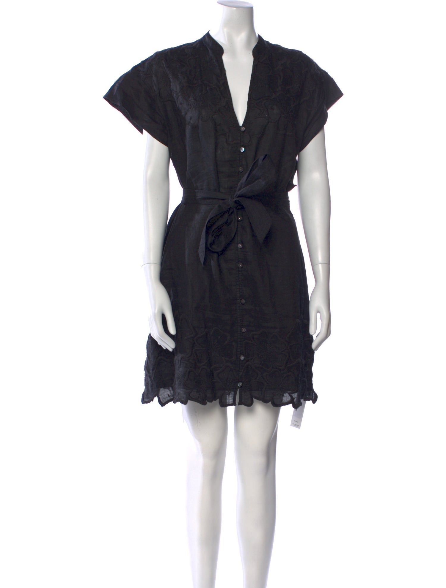 Veronica Beard V-Neck Mini Dress