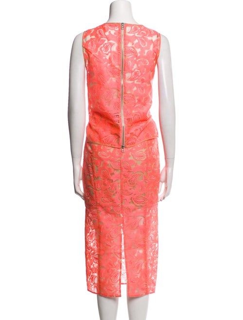 Veronica Beard Lace Pattern Skirt Set