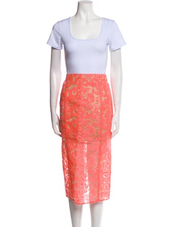 Veronica Beard Lace Pattern Skirt Set