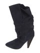 Veronica Beard Suede Slouch Boots