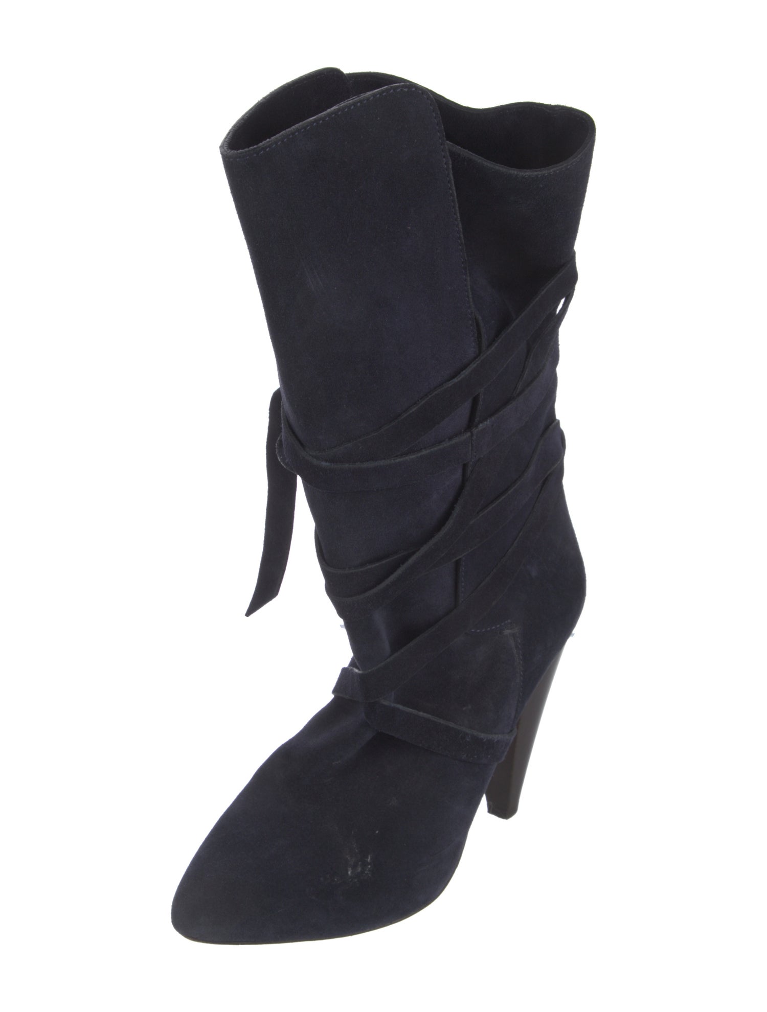 Veronica Beard Suede Slouch Boots