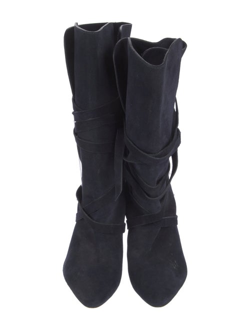 Veronica Beard Suede Slouch Boots