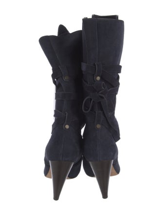 Veronica Beard Suede Slouch Boots