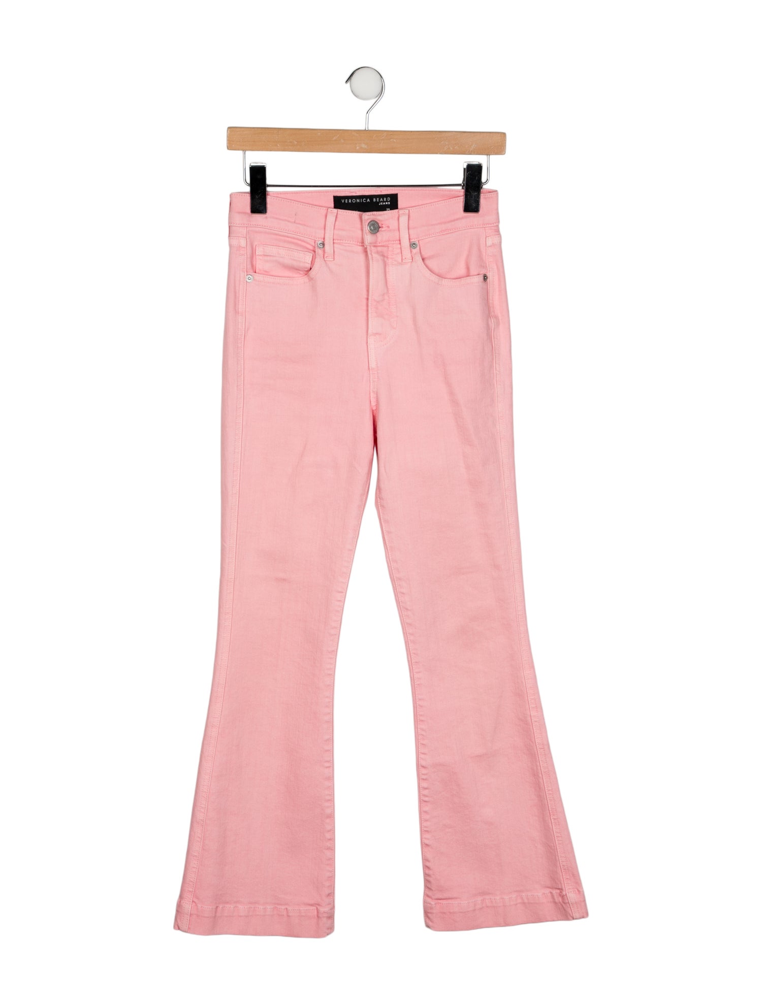 Veronica Beard High-Rise Wide Leg Jeans