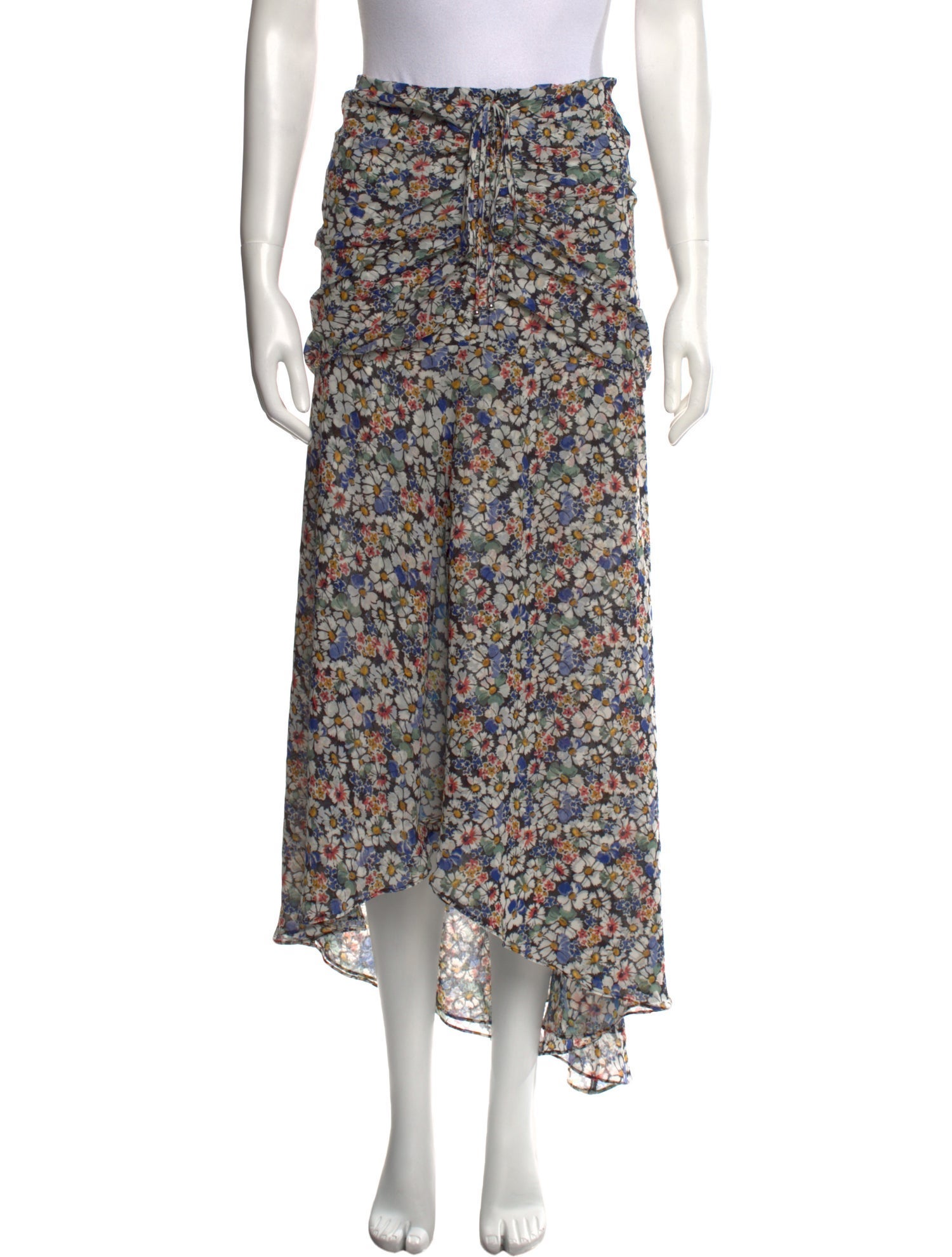 Veronica Beard Silk Long Skirt