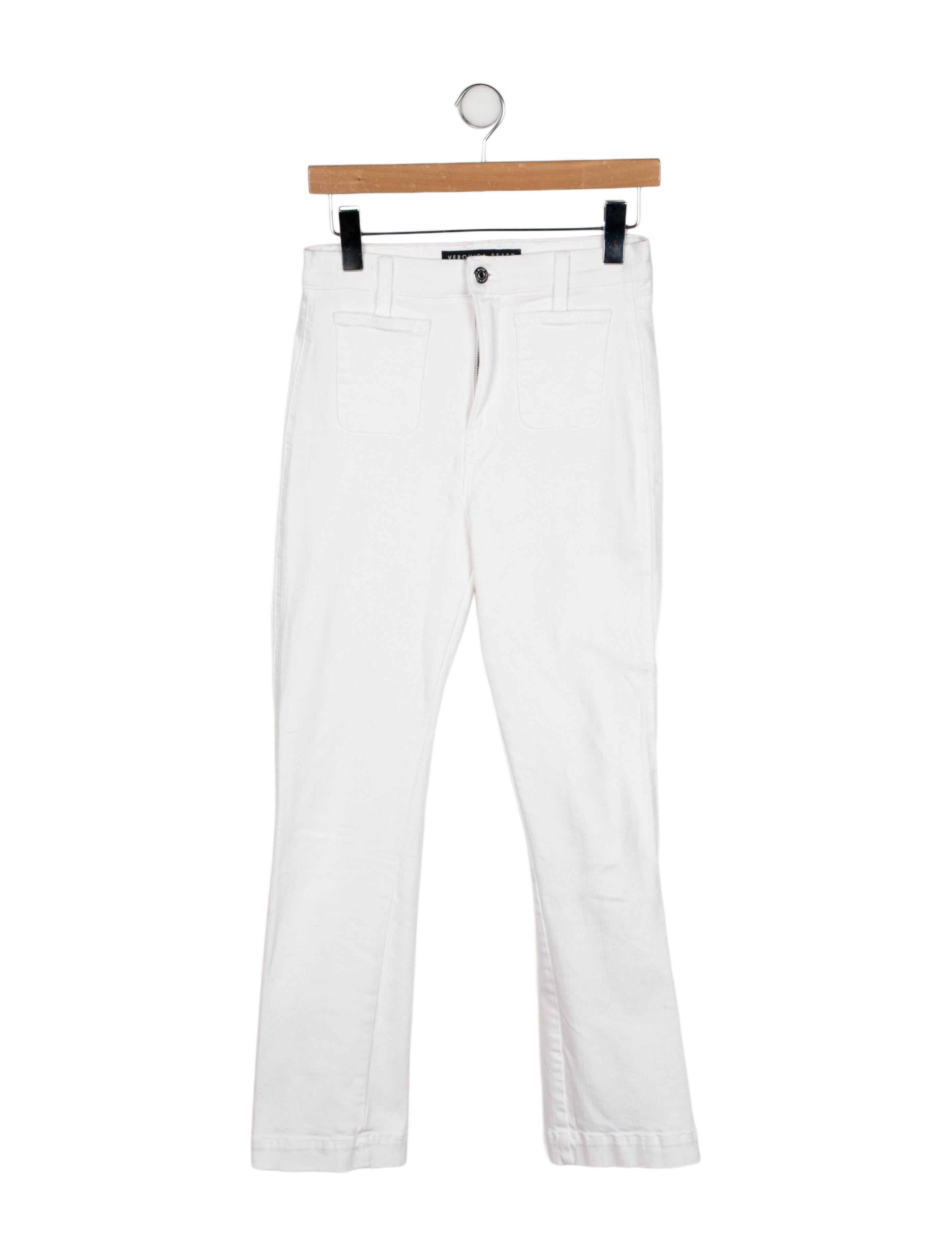 Veronica Beard High-Rise Straight Leg Jeans