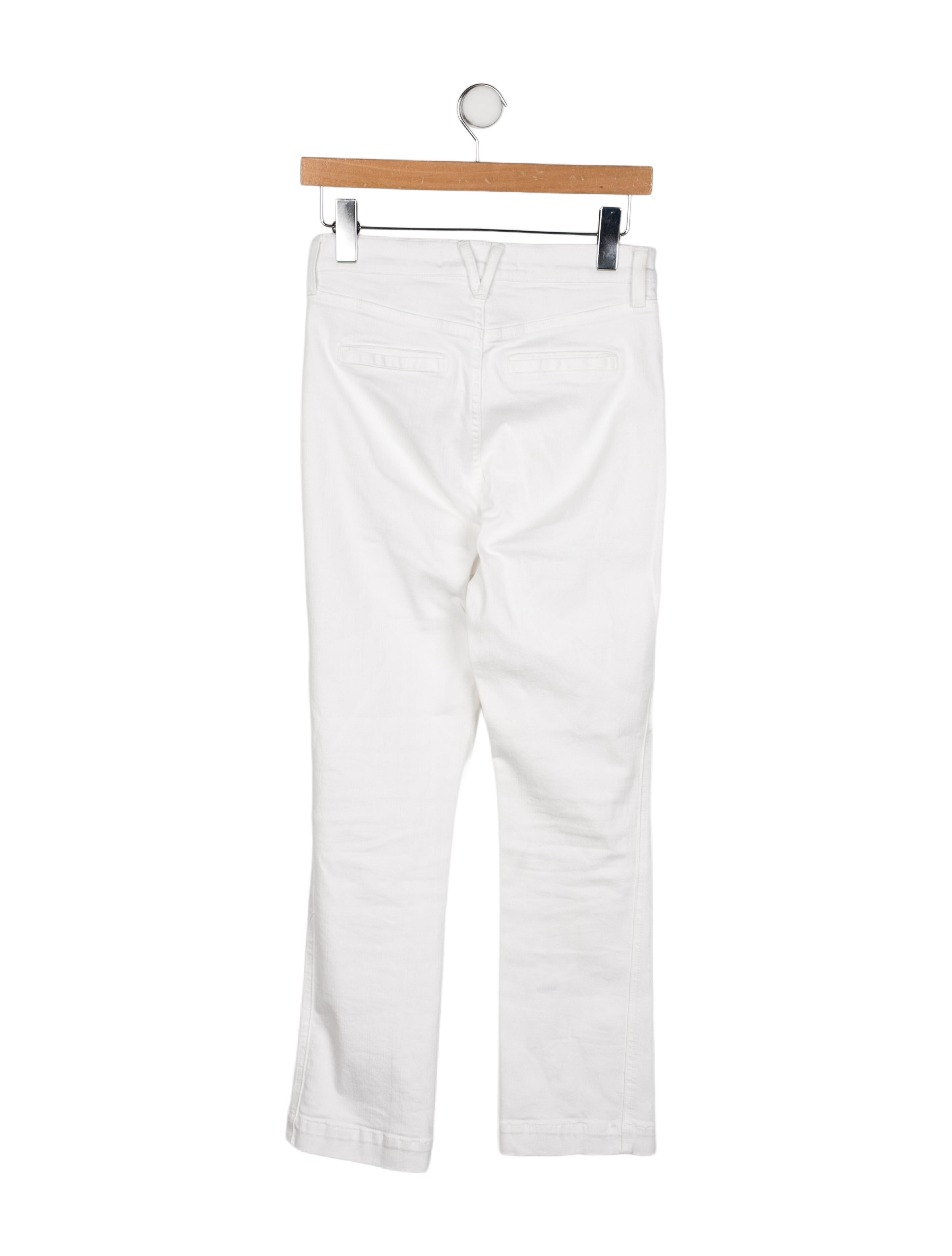 Veronica Beard High-Rise Straight Leg Jeans