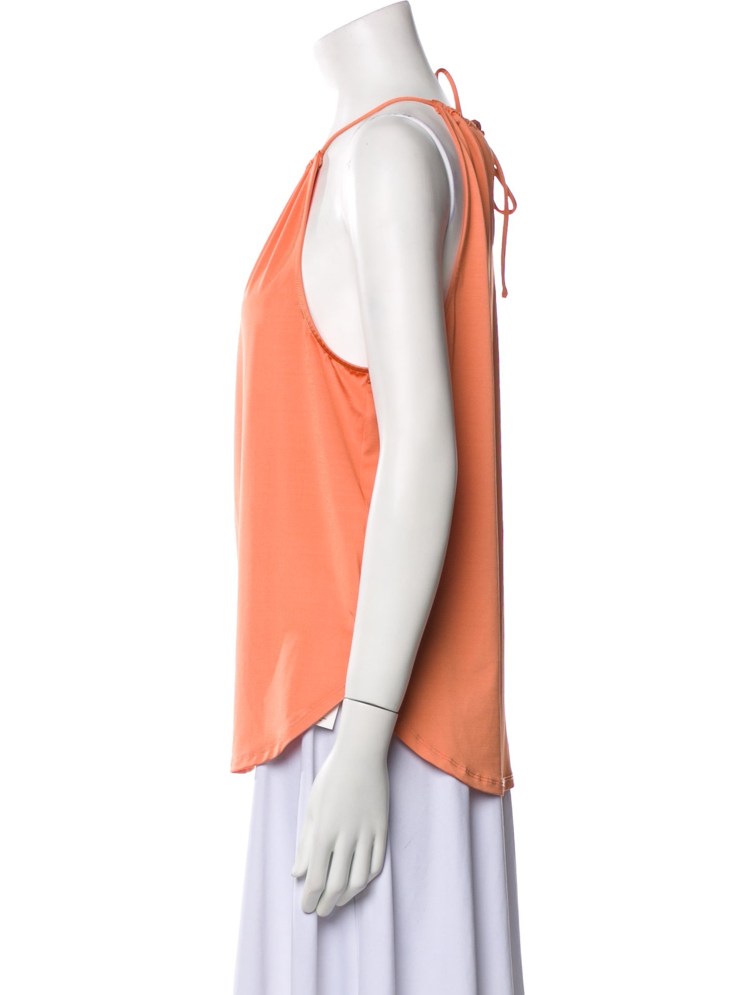 Veronica Beard Square Neckline Sleeveless Blouse
