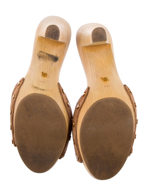 Veronica Beard Suede Studded Accents Slides