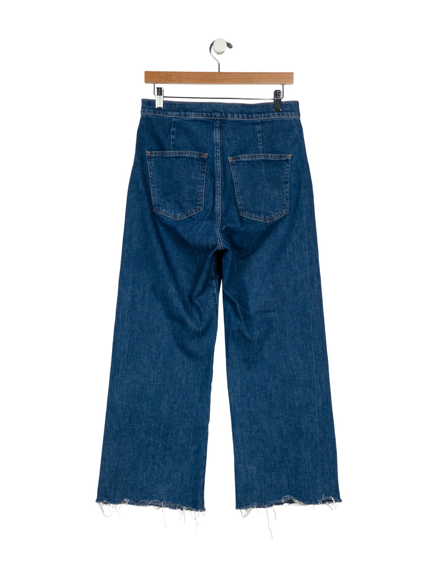 Veronica Beard High-Rise Wide Leg Jeans